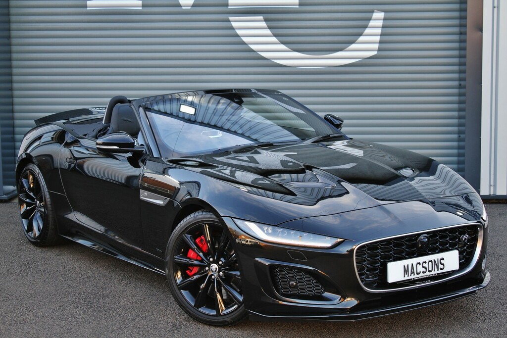 Jaguar F-Type Convertible 5.0 V8 R 75 Awd 575 2023 KR73OOB Black #4