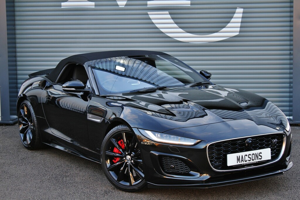 Jaguar F-Type Convertible 5.0 V8 R 75 Awd 575 2023 KR73OOB Black #3