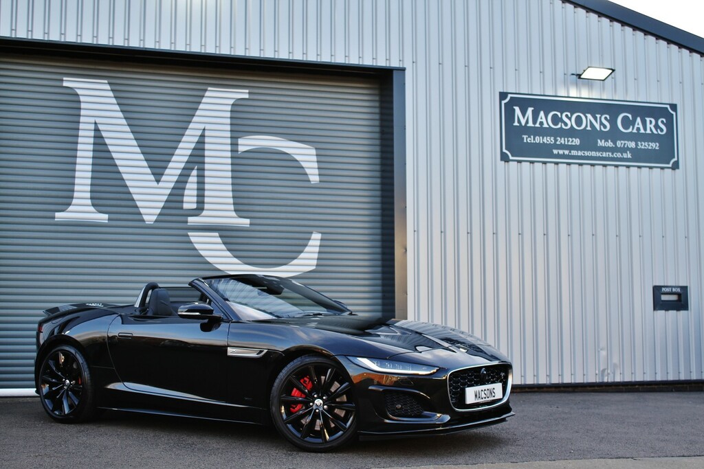 Jaguar F-Type Convertible 5.0 V8 R 75 Awd 575 2023 KR73OOB Black #6