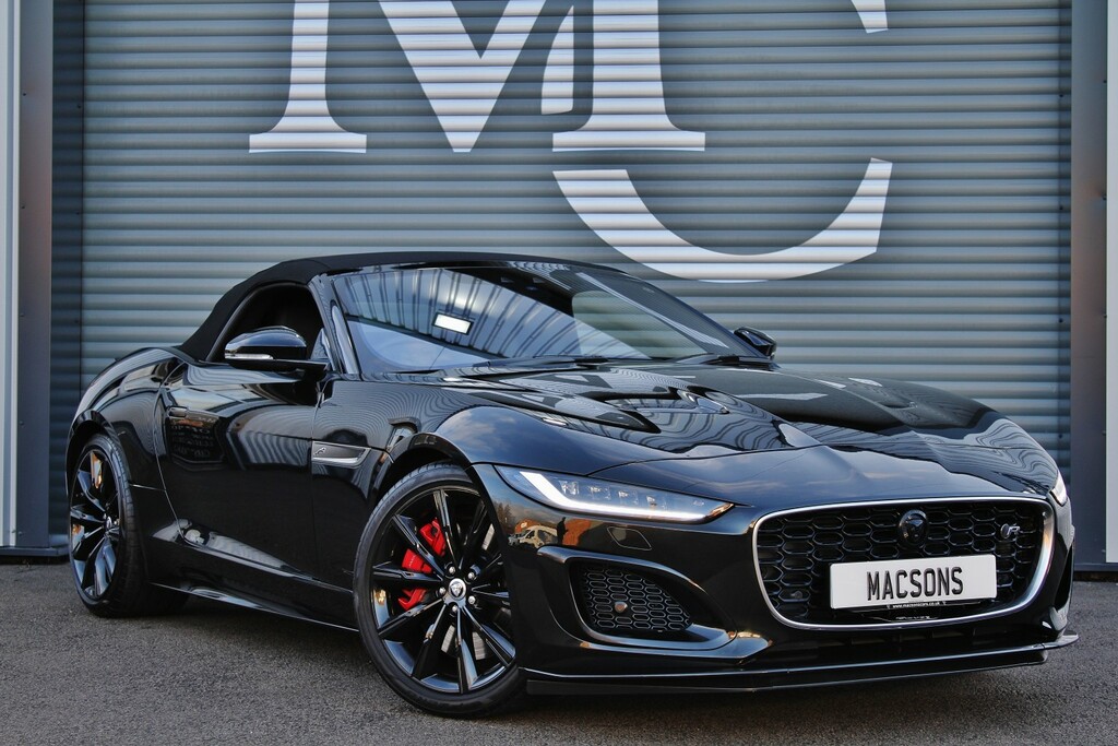 Jaguar F-Type Convertible 5.0 V8 R 75 Awd 575 2023 KR73OOB Black #2