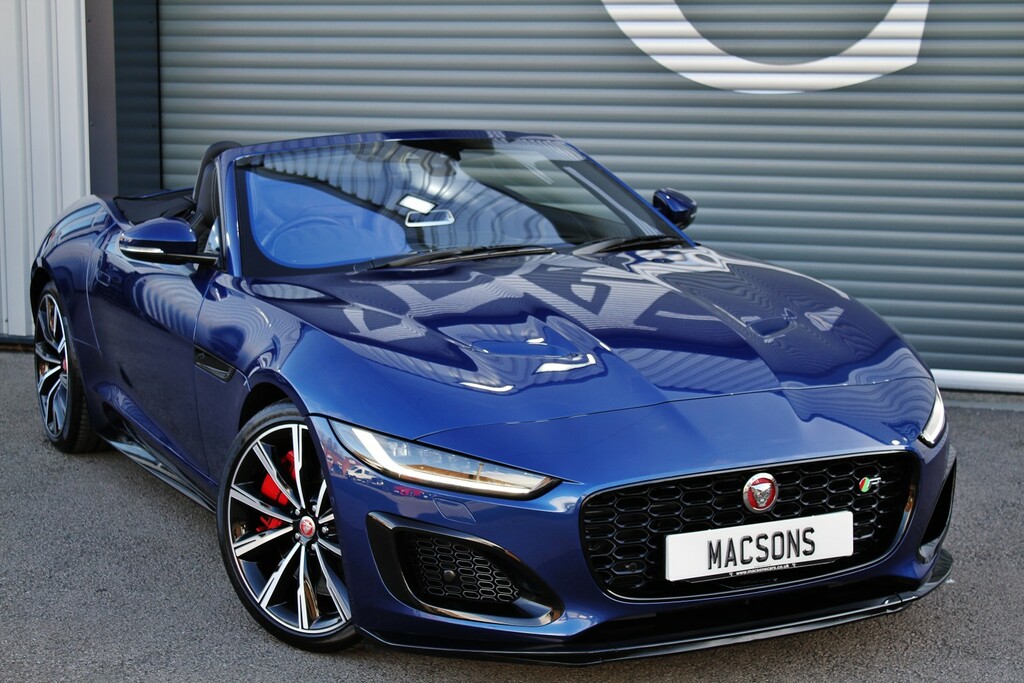 Jaguar F-Type Convertible V8 R Awd 575 2020 Blue #5