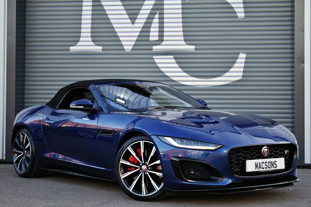 Jaguar F-Type Convertible V8 R Awd 575 2020 Blue #2