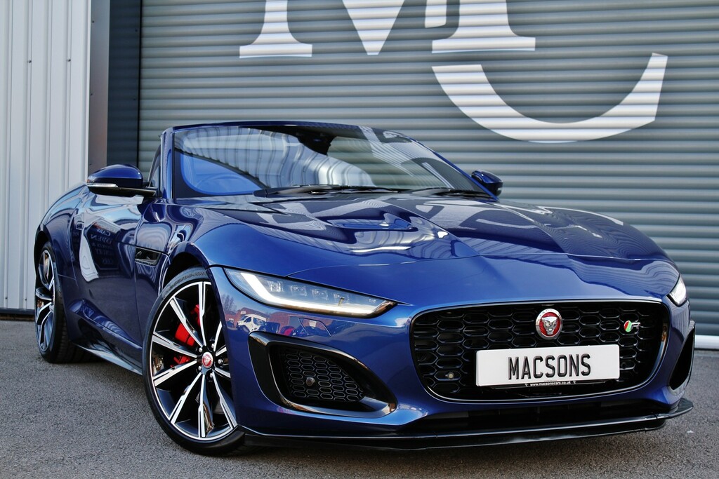 Jaguar F-Type Convertible V8 R Awd 575 2020 Blue #6