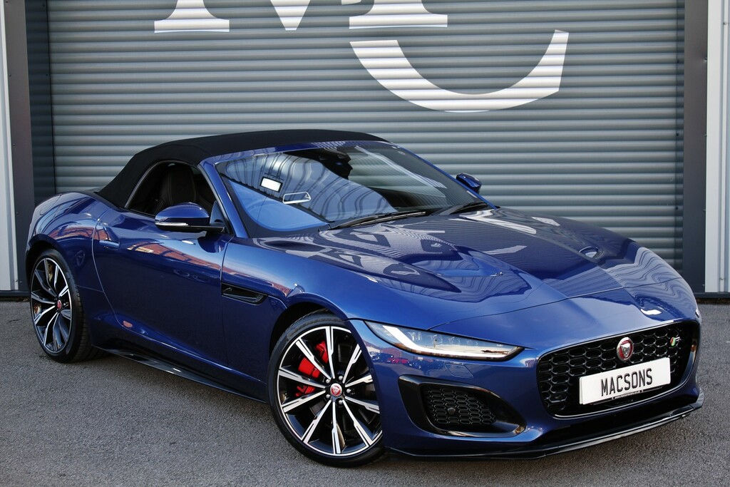 Jaguar F-Type Convertible V8 R Awd 575 2020 Blue #3