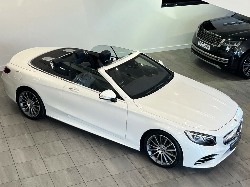 Mercedes-Benz S Class 4.0 V8 Biturbo Amg Line Premium Cabriolet G-tron White #2