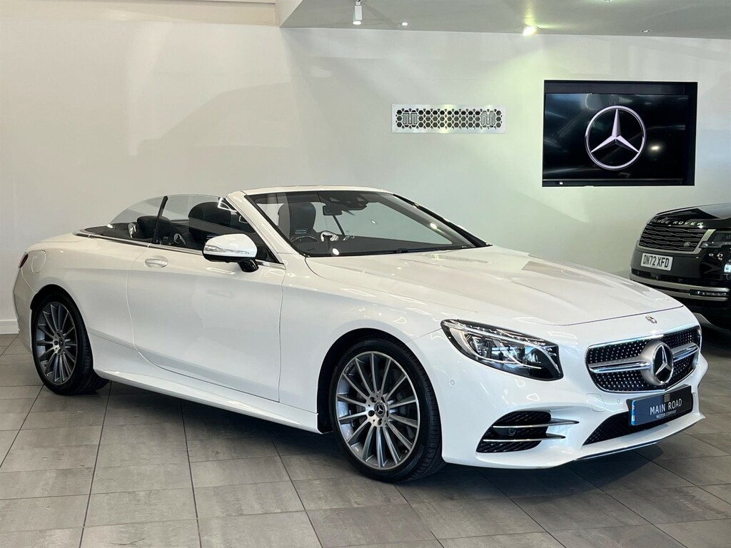Mercedes-Benz S Class 4.0 V8 Biturbo Amg Line Premium Cabriolet G-tron White #3