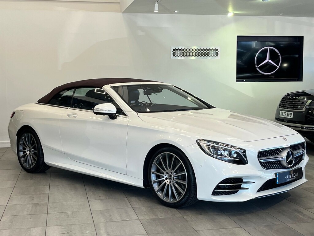 Mercedes-Benz S Class 4.0 V8 Biturbo Amg Line Premium Cabriolet G-tron White #5