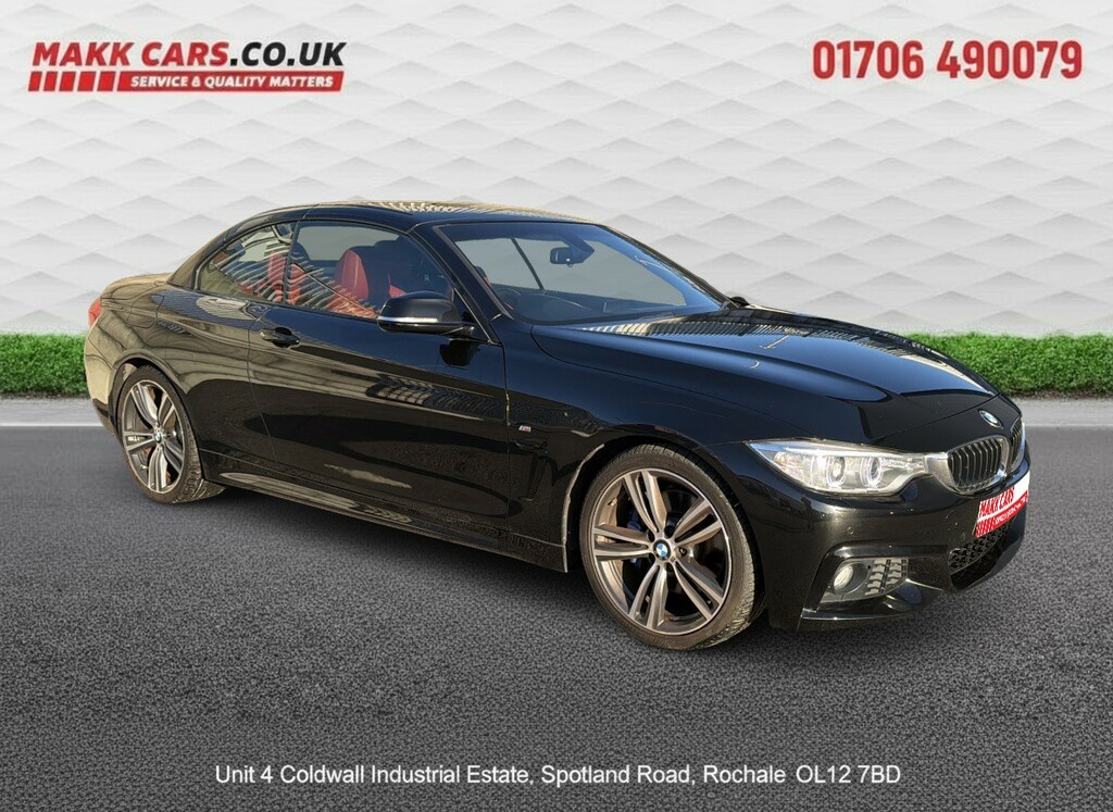 BMW 4 Series Convertible 2.0 420D M Sport Convertible 201766 Black