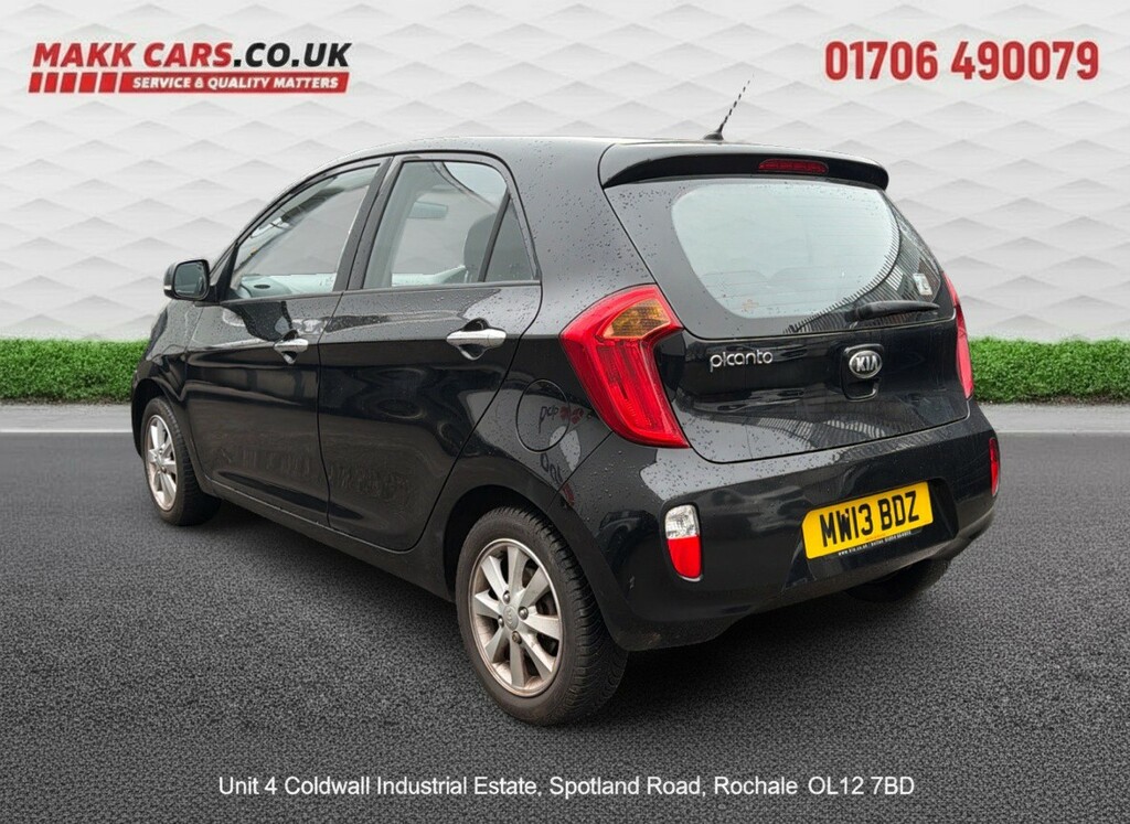Kia Picanto Hatchback 1.0 2 201313 MW13BDZ Black #4
