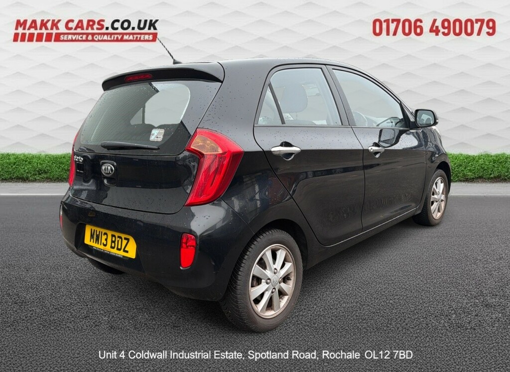 Kia Picanto Hatchback 1.0 2 201313 MW13BDZ Black #3