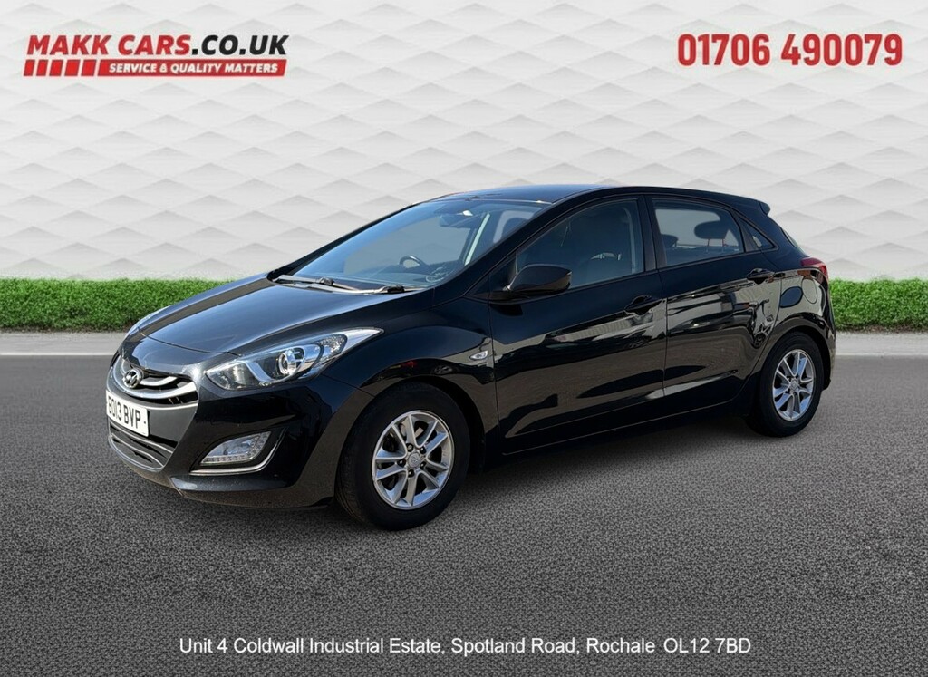 Hyundai I30 Hatchback 1.6 Crdi Blue Drive Active 201313 EO13BVP Black #2