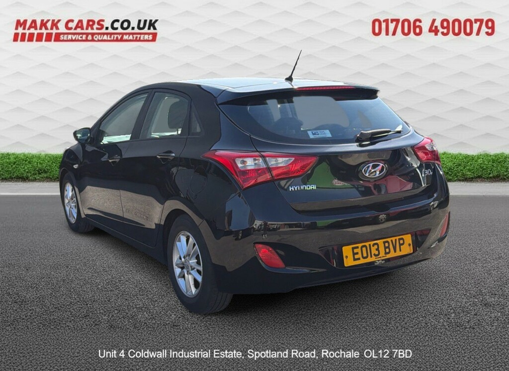 Hyundai I30 Hatchback 1.6 Crdi Blue Drive Active 201313 EO13BVP Black #3
