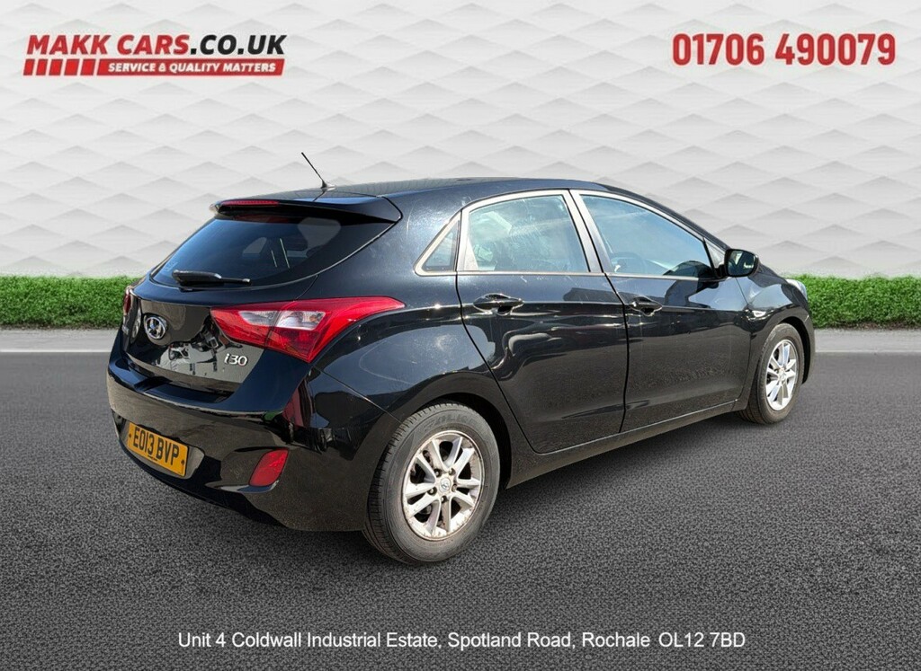 Hyundai I30 Hatchback 1.6 Crdi Blue Drive Active 201313 EO13BVP Black #4