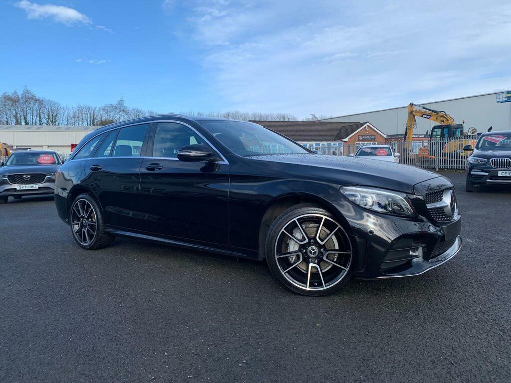 Mercedes-Benz C Class 2.0 C220d Amg Line Premium G-tronic 4Matic Euro Black