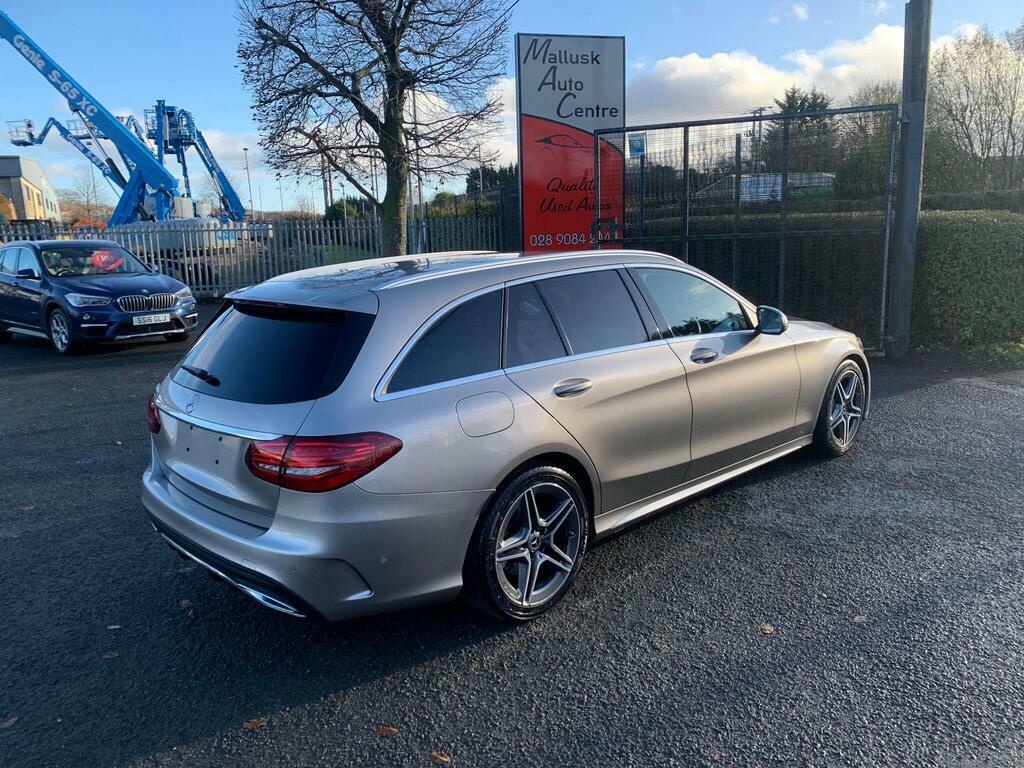 Mercedes-Benz C Class 2.0 C300d Amg Line G-tronic Euro 6 S S  Silver #4