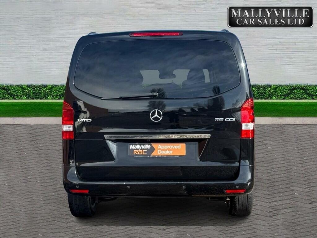 Mercedes-Benz Vito Combi Van 2.1 119 Cdi Bluetec Sport Crew Van G-tro WR19KHG Black #6