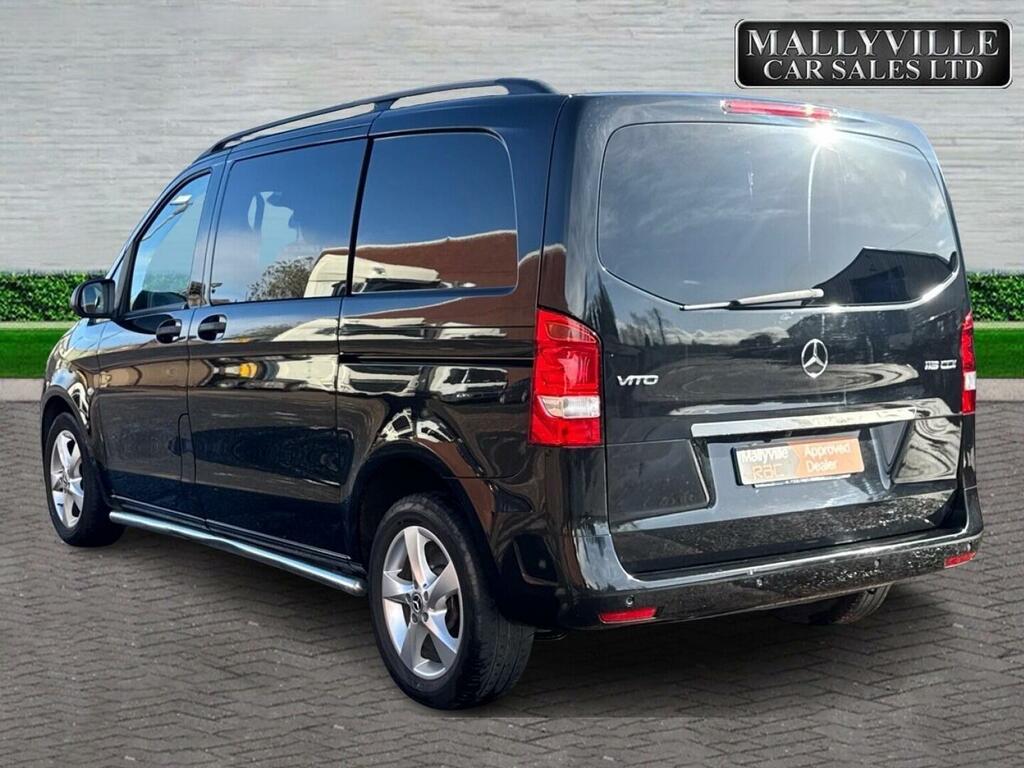 Mercedes-Benz Vito Combi Van 2.1 119 Cdi Bluetec Sport Crew Van G-tro WR19KHG Black #5