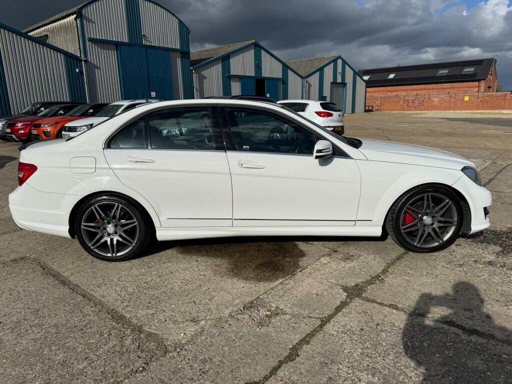 Mercedes-Benz C Class Saloon 1.8 C250 Blueefficiency Amg Sport Plus G-tr KY62XEF White #5