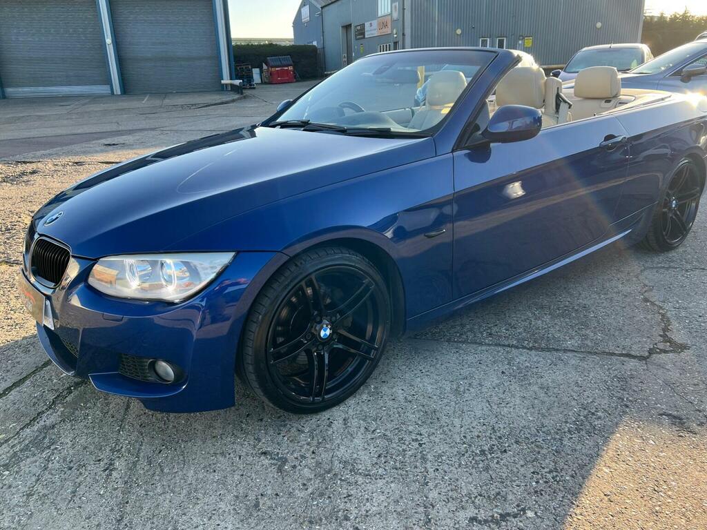 BMW 3 Series Convertible 2.0 320D M Sport Steptronic Euro 5 Blue #2