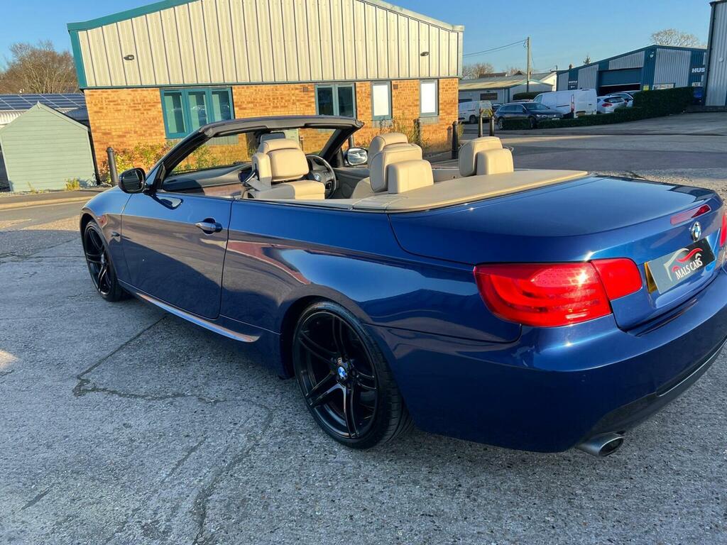 BMW 3 Series Convertible 2.0 320D M Sport Steptronic Euro 5 Blue #4
