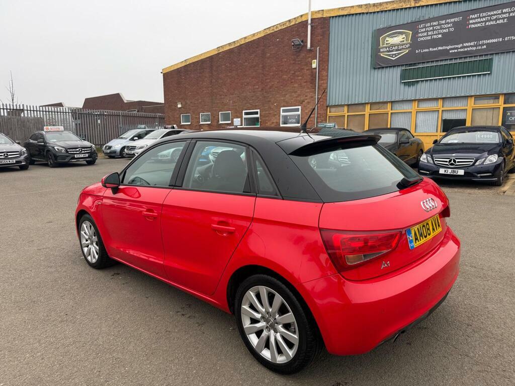 Audi A1 1.6 Tdi Sport Sportback Euro 5 S S AM08AVA Red #5