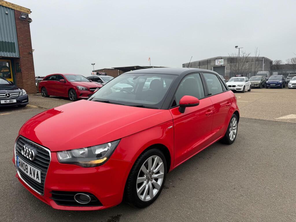 Audi A1 1.6 Tdi Sport Sportback Euro 5 S S AM08AVA Red #2