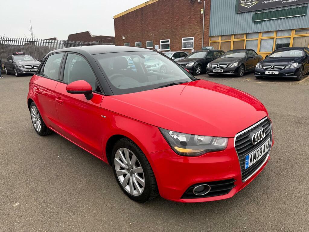 Audi A1 1.6 Tdi Sport Sportback Euro 5 S S Red