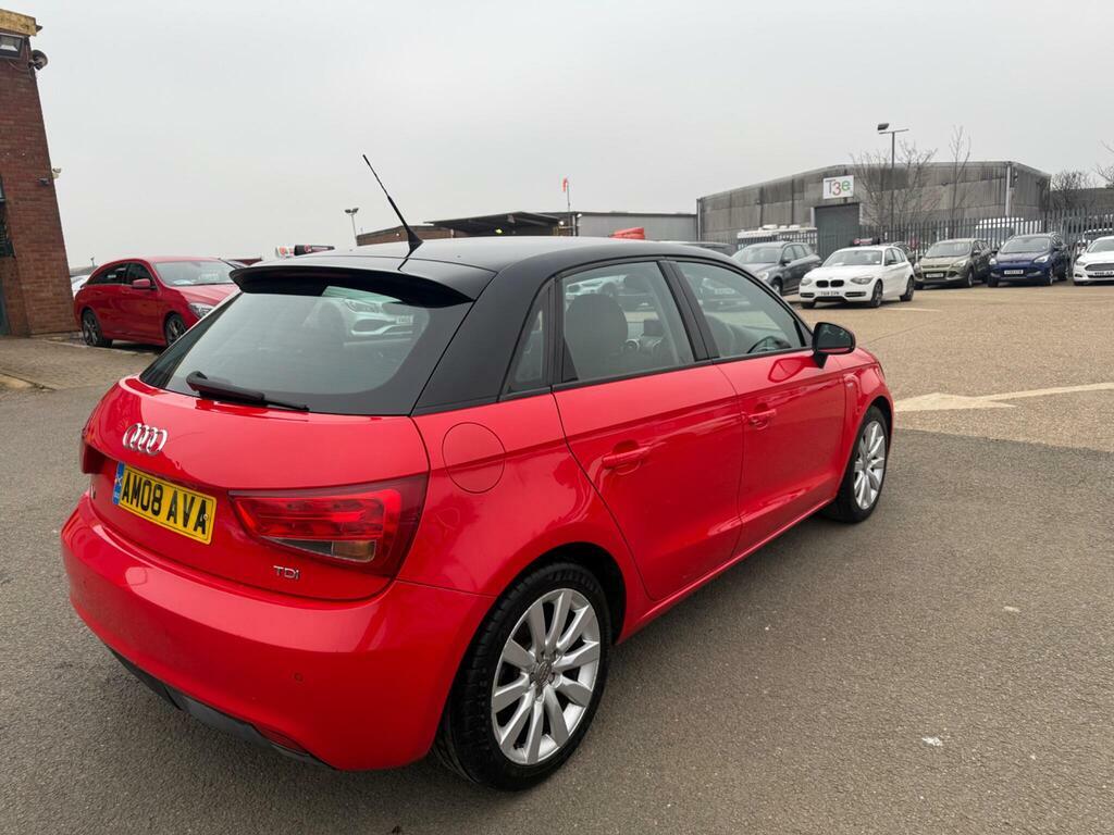 Audi A1 1.6 Tdi Sport Sportback Euro 5 S S AM08AVA Red #4