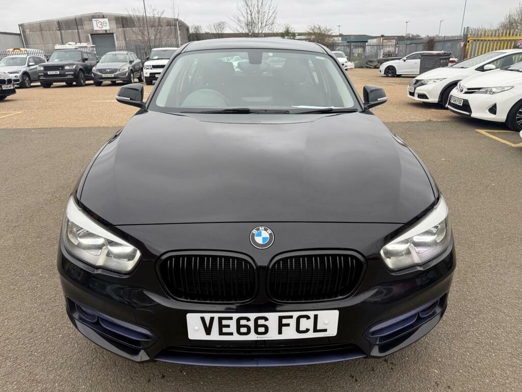 BMW 1 Series 2.0 120D Sport Euro 6 S S VE66FCL Black #3