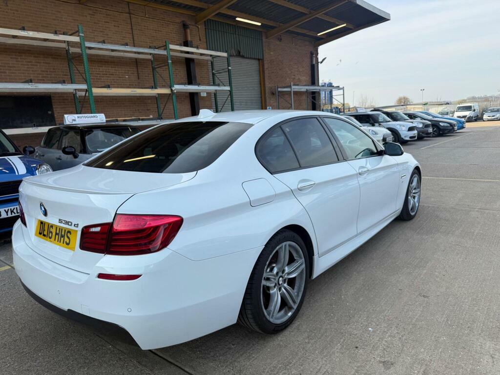 BMW 5 Series 3.0 530D M Sport Euro 6 S S DL16HHS White #4