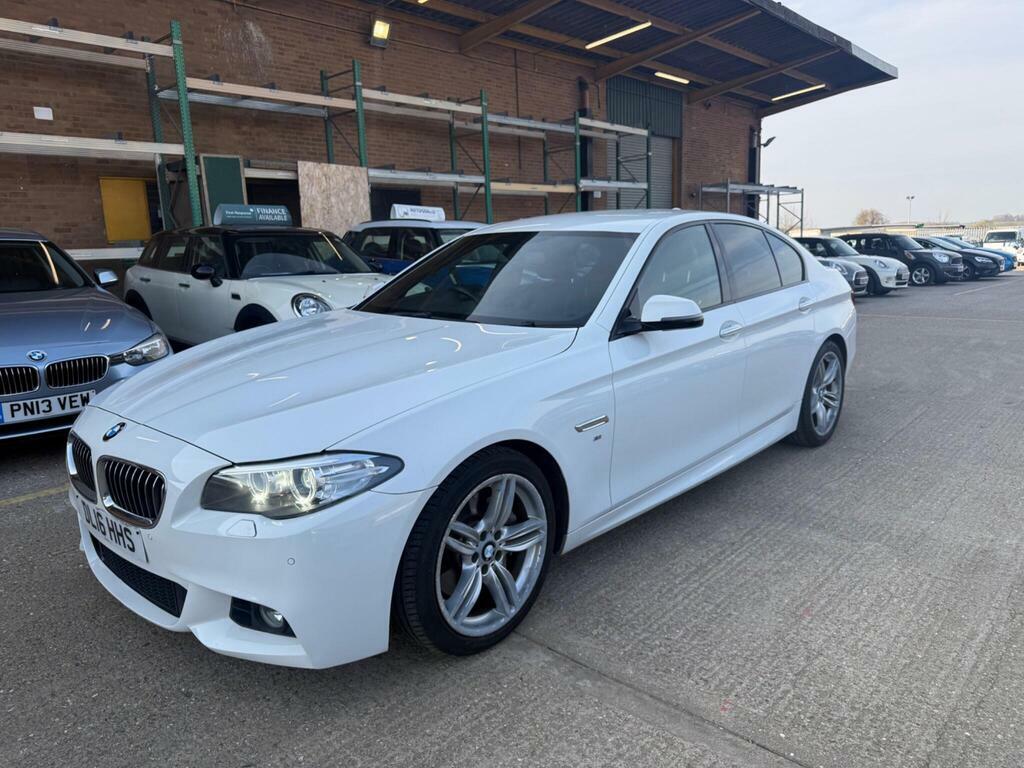 BMW 5 Series 3.0 530D M Sport Euro 6 S S DL16HHS White #2