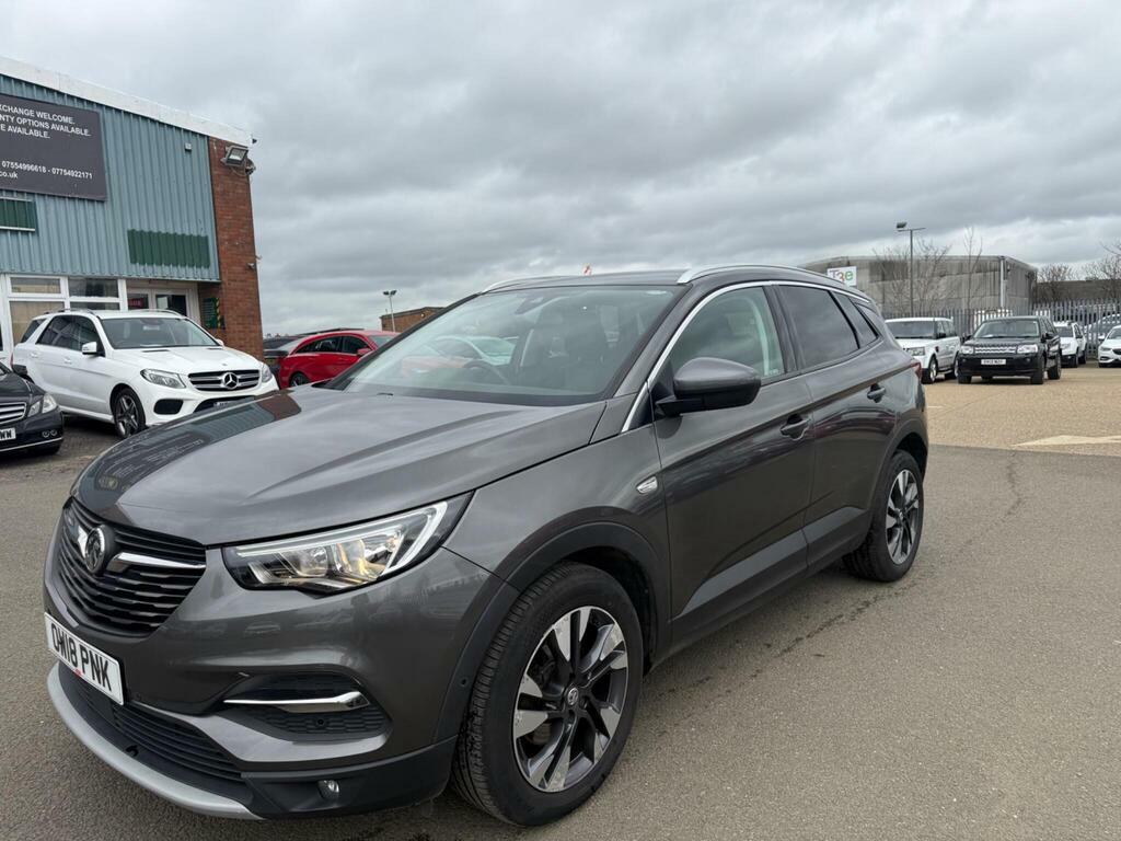 Vauxhall Grandland X 1.6 Turbo D Blueinjection Sport Nav Euro 6 S S OW18PNK Grey #2