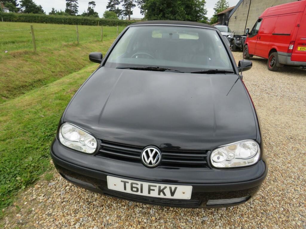 Volkswagen Golf 1.8 S Convertible Black #4