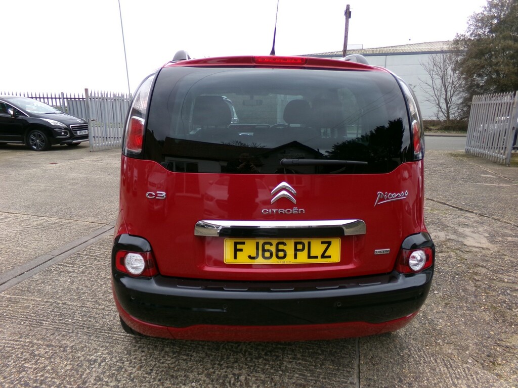 Citroen C3 Picasso Mpv 1.6 Bluehdi Edition 1970 FJ66PLZ Red #6