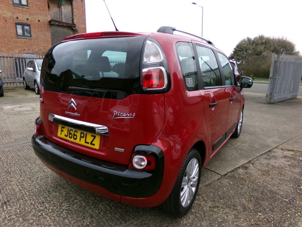 Citroen C3 Picasso Mpv 1.6 Bluehdi Edition 1970 FJ66PLZ Red #5