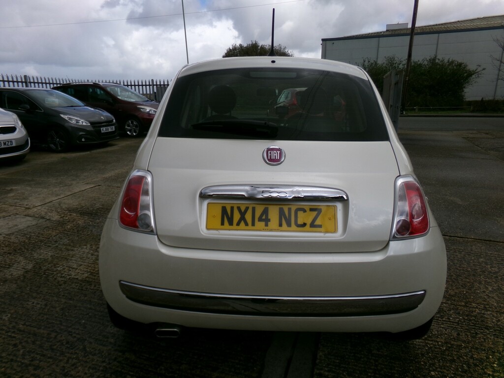 Fiat 500 Hatchback 0.9 500 Twinair 85Hp Lounge 2014 White #6