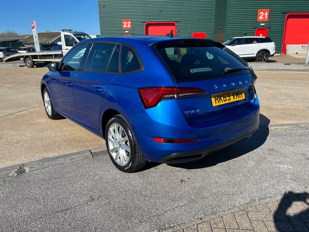Skoda Scala Hatchback 1.0 Tsi Se L Euro 6 Ss 201969 Blue #4