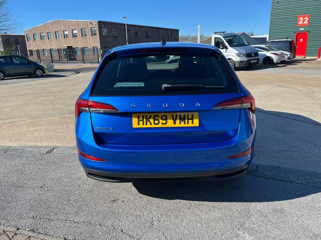 Skoda Scala Hatchback 1.0 Tsi Se L Euro 6 Ss 201969 Blue #5
