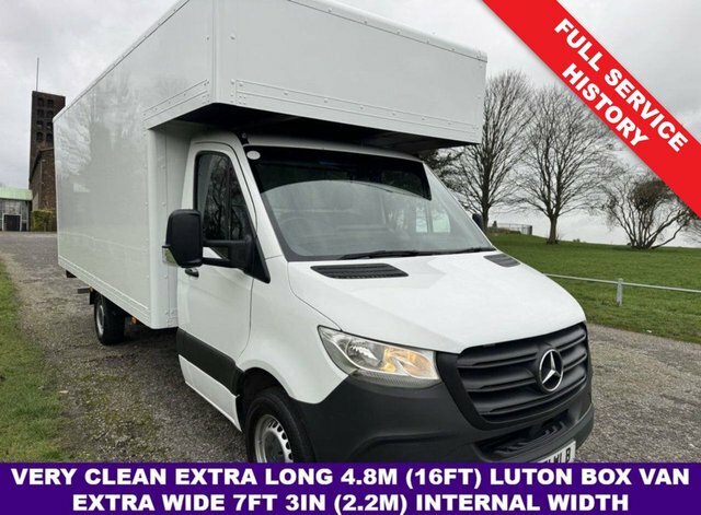 Mercedes-Benz Sprinter 2.0 315Cdi 3.5T. Lwb Extra Long 4.8M 16Ft Luton White