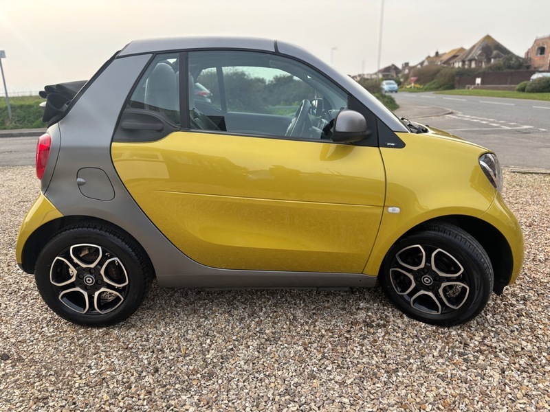 Smart Fortwo Cabrio 1.0 Prime Premium Cabriolet Yellow #3