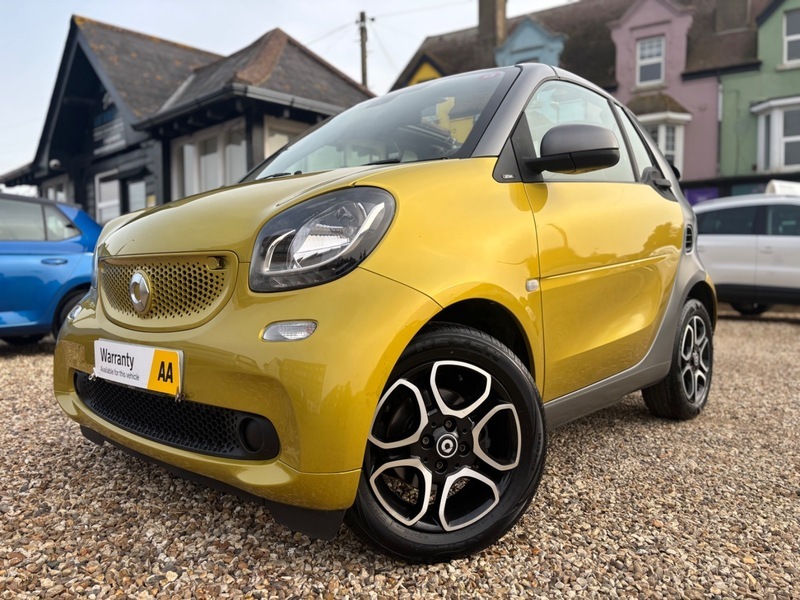 Smart Fortwo Cabrio 1.0 Prime Premium Cabriolet Yellow #2