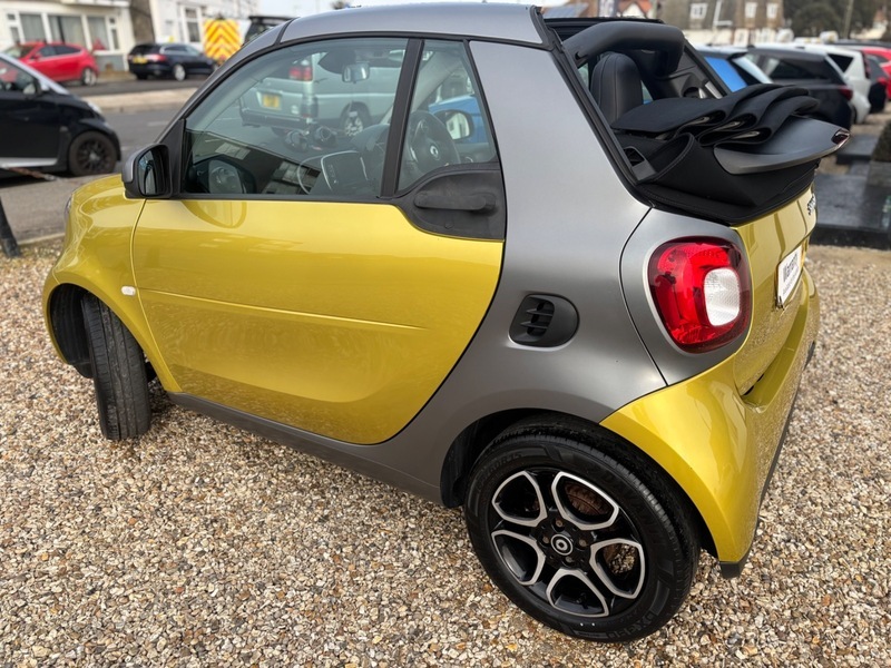 Smart Fortwo Cabrio 1.0 Prime Premium Cabriolet Yellow #6
