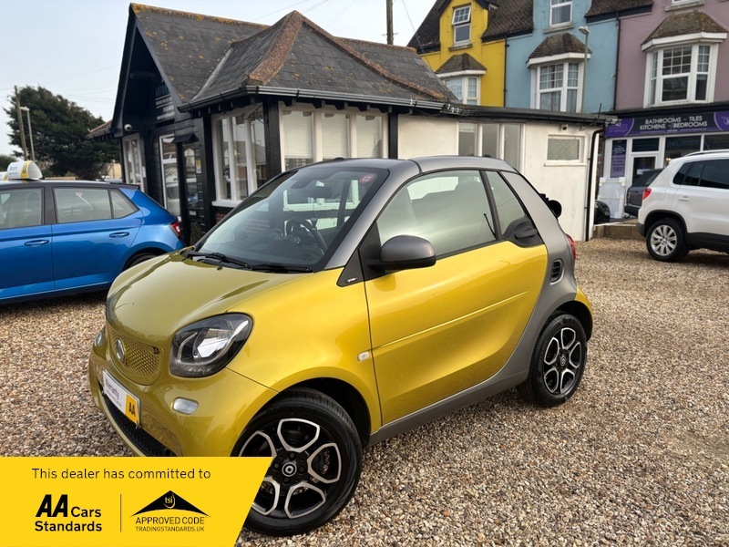Smart Fortwo Cabrio 1.0 Prime Premium Cabriolet Yellow