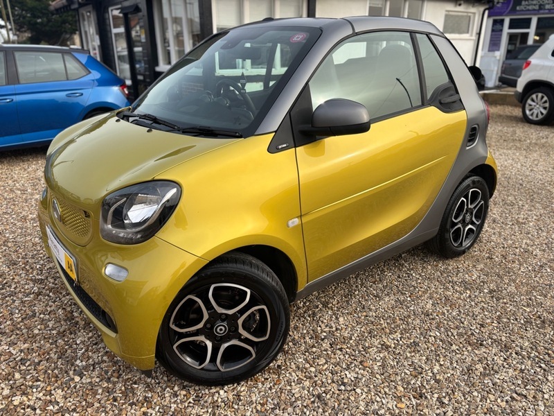 Smart Fortwo Cabrio 1.0 Prime Premium Cabriolet Yellow #5