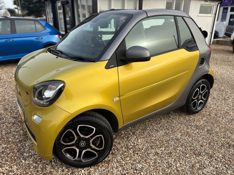 Smart Fortwo Cabrio 1.0 Prime Premium Cabriolet Yellow #4