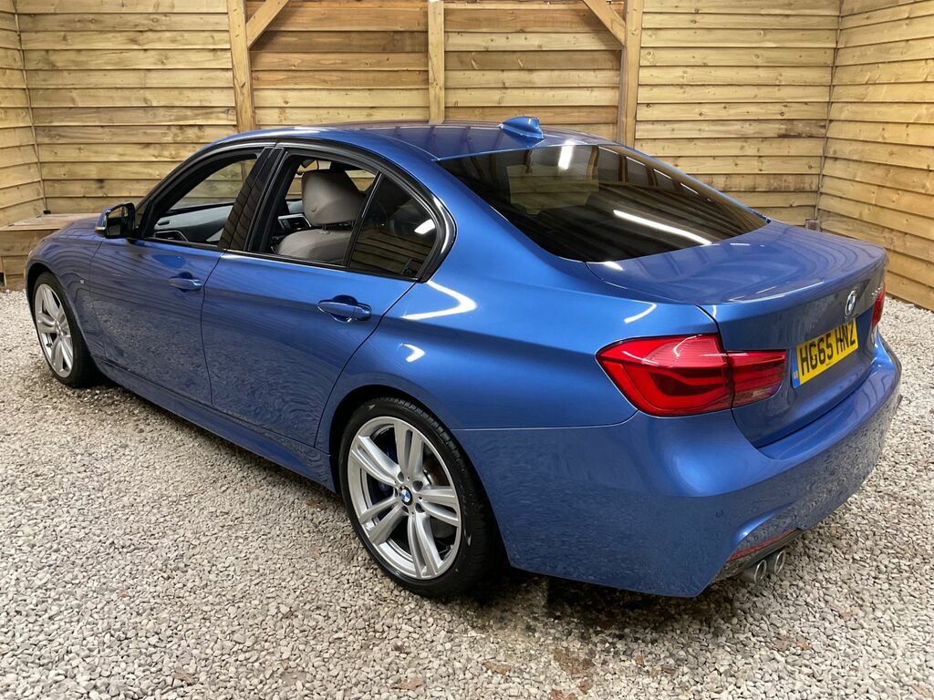 BMW 3 Series 320D M Sport Saloon Blue #4