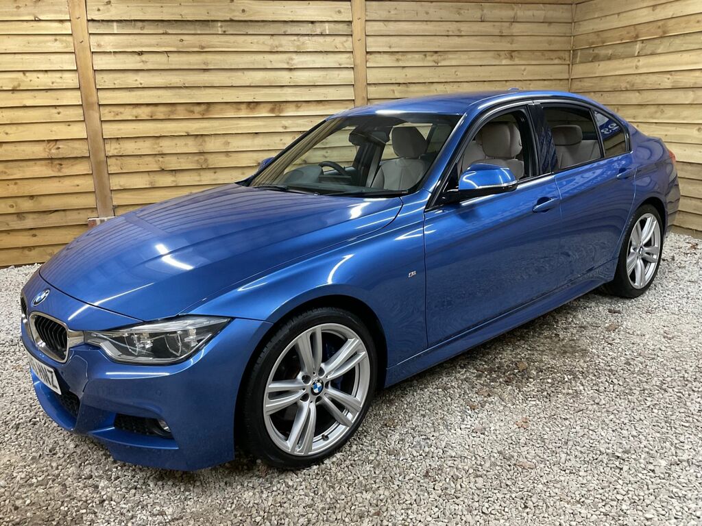 BMW 3 Series 320D M Sport Saloon Blue #3