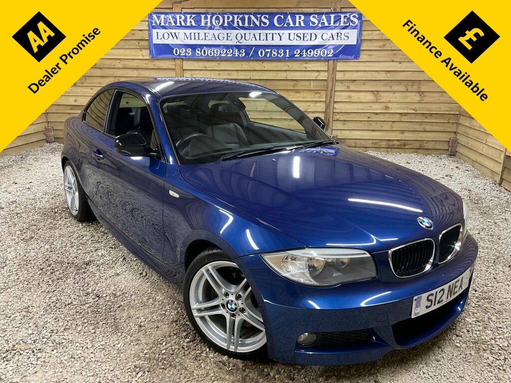 BMW 1 Series 118D Sport Plus Edition Blue
