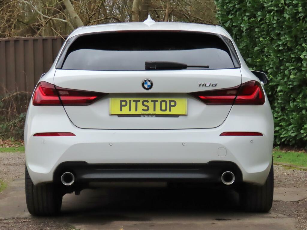 BMW 1 Series 2.0 118D Sport Hatchback Euro 6 S YA69LNO White #6