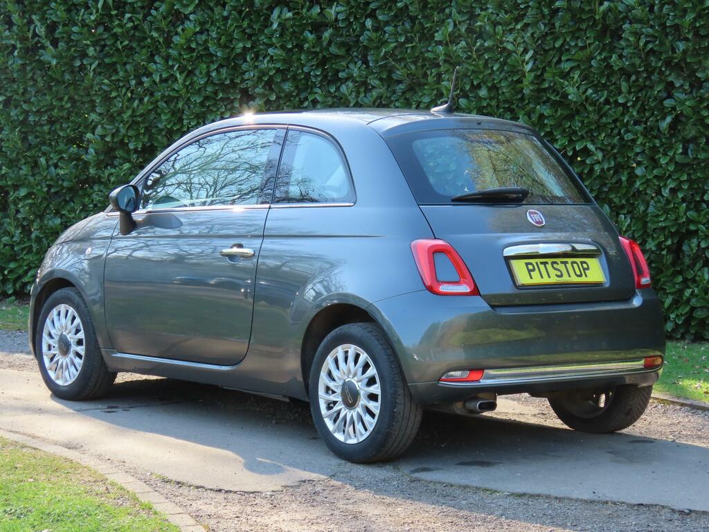 Fiat 500 1.2 Lounge Hatchback Euro 6 Ss FT18GRF Grey #5